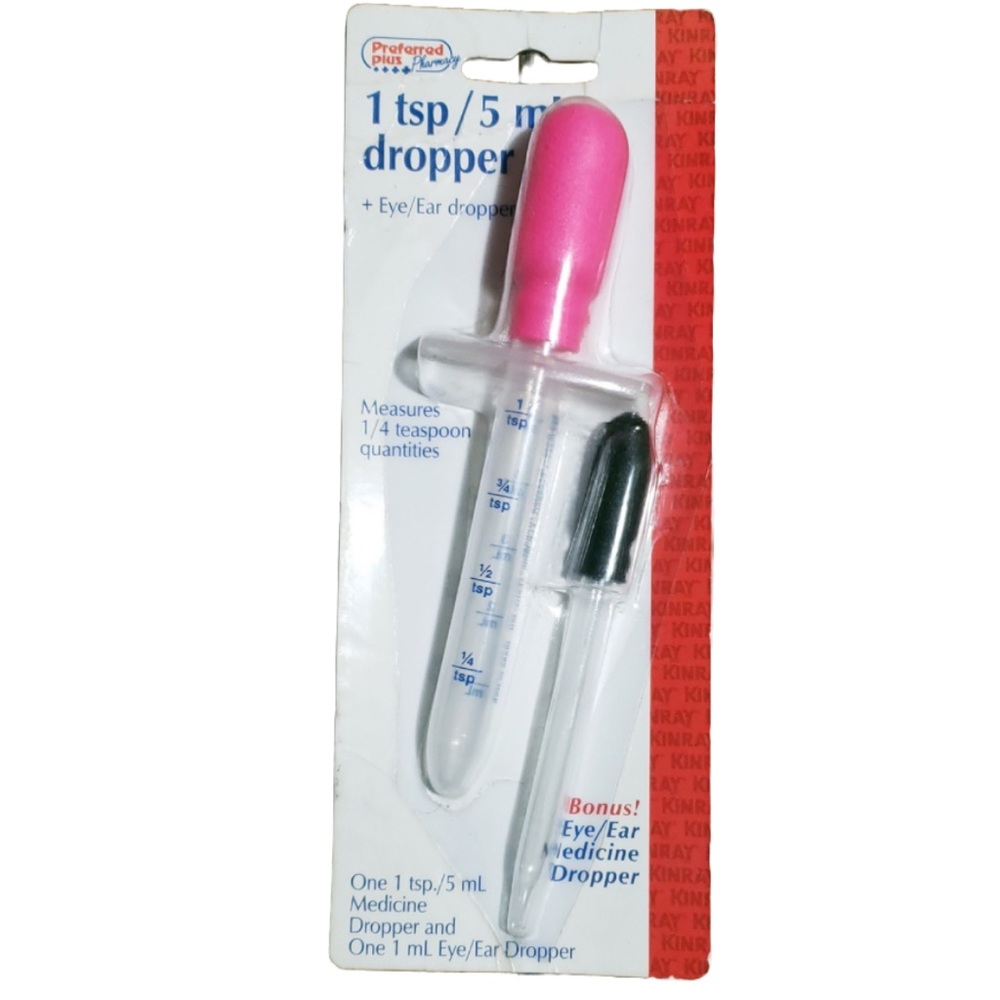 Preferred Plus Pharmacy 1 tsp/5mL Dropper + Eye/Ear Dropper